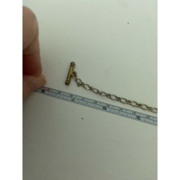 Chain bracelet with toggle clasp - Picture 3 of 4